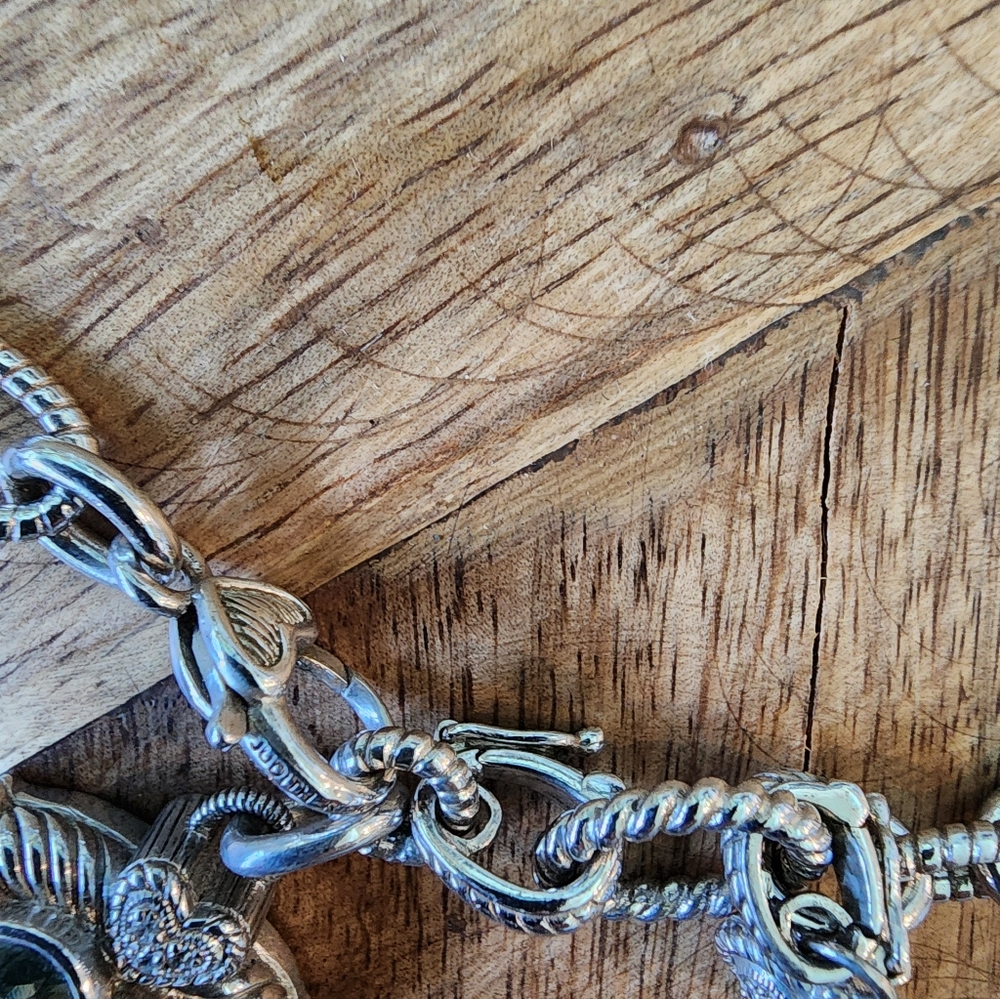 Judith Ripka Sterling Silver Heart Charm Necklace 21" - Picture 4 of 10